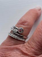Pinkring, Sieraden, Tassen en Uiterlijk, Ringen, Ophalen of Verzenden, Zo goed als nieuw, 17 tot 18, Dame