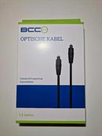 BCC Toslink Optische Audio Kabel 1,5M Nieuw, Ophalen of Verzenden, Nieuw, Minder dan 2 meter, Optische kabel