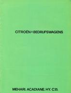 Folder Citroën Bedrijfswagens (Belgische uitgave - ca.1979), Verzenden, Gelezen, Citroën