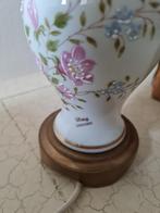 Vintage Limoges tafellampje gemerkt hand beschilderd, Huis en Inrichting, Lampen | Tafellampen, Heikant 21 Kaatsheuvel, Belle Vieille Brocante