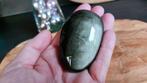 Een prachtige goud obsidiaan palmsteen, Ophalen of Verzenden, Mineraal