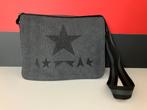 Bowie Blackstar schoudertas messenger bag lp glitter, Verzenden, Nieuw, Zwart