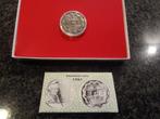 Erasmus 2,5 ECU 1991 met certificaat, Postzegels en Munten, Munten | Nederland, Ophalen of Verzenden, Koningin Beatrix, Overige waardes