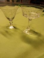 2 glaasjes, Ophalen of Verzenden, Gebruikt, Borrel- of Shotglas