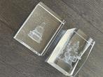 Kristalglas met 3D afbeelding, Antiek en Kunst, Antiek | Glas en Kristal, Ophalen of Verzenden