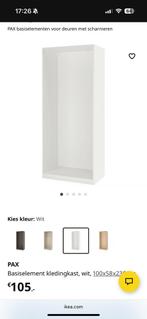 Pax kast 100 cm, Huis en Inrichting, Kasten | Kledingkasten, Ophalen, 200 cm of meer, 50 tot 100 cm, Zo goed als nieuw