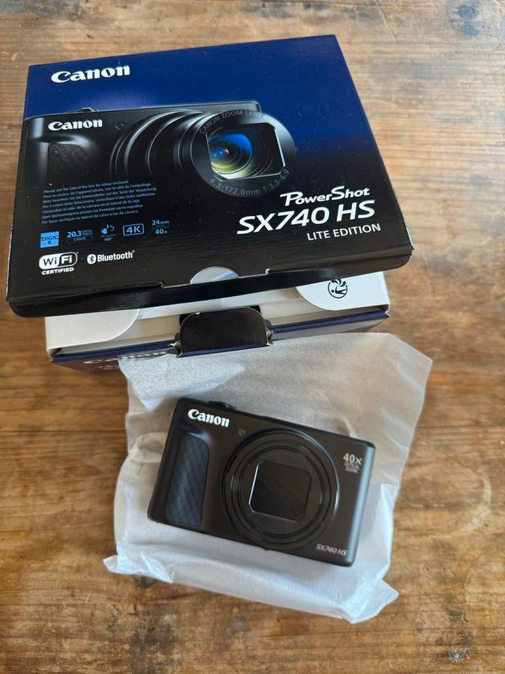 Canon PowerShot SX740 HS Nieuw in Doos, Audio, Tv en Foto, Fotocamera's Digitaal, Nieuw, Compact, Canon, 8 keer of meer, Ophalen of Verzenden
