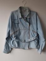 Vintage Biker Spijkerjas Maat 44 Tally Ho Dorisvintage, Ophalen, Blauw, Maat 42/44 (L), Tally Ho Doris