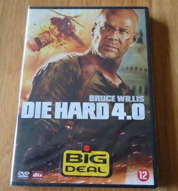 Te koop nieuwe originele DVD Die Hard 4.0 met Bruce Willis.