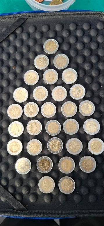 Mooie collectie zeer bijzondere 2 euro munten  incl zeldzama beschikbaar voor biedingen