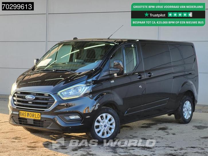 Ford Transit Custom 130PK Dubbel Cabine Automaat 2x Schuifde, Auto's, Bestelauto's, Bedrijf, Te koop, Achteruitrijcamera, Airconditioning