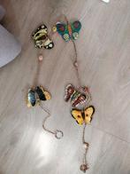 Vlinder hanger / vlinder deco hout - zgan, Huis en Inrichting, Woonaccessoires | Overige, Ophalen of Verzenden, Zo goed als nieuw