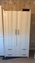Hoogglans witte kast, Ophalen, Zo goed als nieuw, 25 tot 50 cm