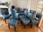 Blauwe stoelen 10 stuks! - In zeer goede staat!, Huis en Inrichting, Stoelen, Vijf, Zes of meer stoelen, Blauw, Kunststof, Gebruikt