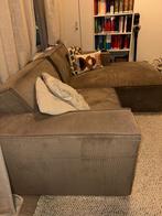 Mooie bank, goede staat, 1 jaar oud, ribbelstof, Huis en Inrichting, Banken | Complete zithoeken, Ophalen, Zo goed als nieuw, Stof