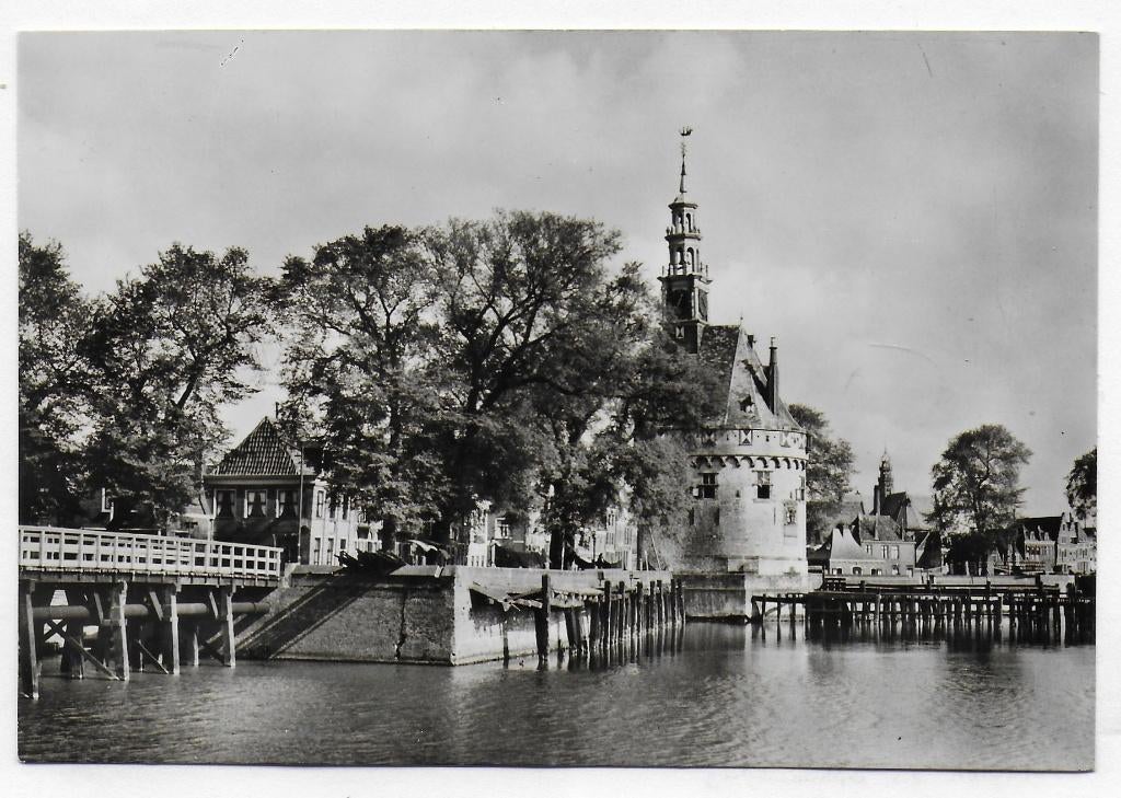 Hoorn Hoofdtoren Ongelopen Ansichtkaart (B4213 ), Ophalen of Verzenden, 1960 tot 1980, Ongelopen, Noord-Holland