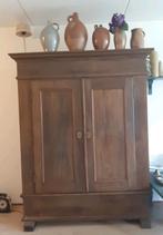 Puntgave robuuste antieke kast., Huis en Inrichting, Ophalen, Gebruikt, 50 tot 75 cm, 150 tot 200 cm