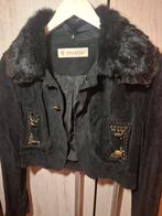 Zwart suède van Italiaans merk rosa& rose  M, Maat 38/40 (M), Zwart, Italiaans, Ophalen of Verzenden