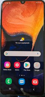 Samsung Galaxy A50 met glas beschadiging en hoesje, Gebruikt, Ophalen of Verzenden