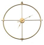 XXL GOUDEN KLOK ERIC KUSTER JAPANDI STYL MAT GOUD UITVERLOOP, Ophalen, Zo goed als nieuw