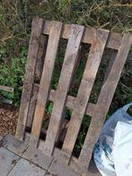Gratis oude pallet en wat houten oude paaltjes., Doe-het-zelf en Verbouw, Hout en Planken, Ophalen, Gebruikt, Minder dan 25 mm