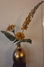 Grote Des Pots Gloriosa vaas met zijden kunstbloemen, Huis en Inrichting, Overige kleuren, Aardewerk of Porselein, Ophalen of Verzenden