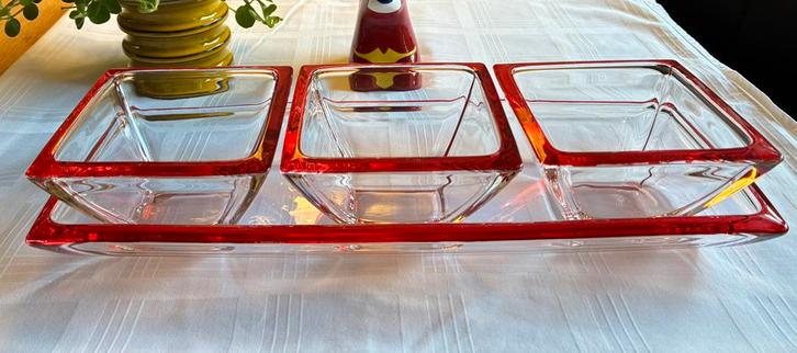 Schalen set, w.s. Leonardo, Huis en Inrichting, Keuken | Servies, Gebruikt, Schaal of Schalen, Overige stijlen, Glas, Ophalen