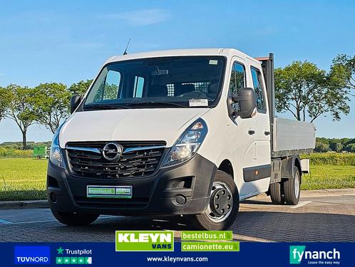 OPEL MOVANO 2.3 dub.cab open-laadbak, Auto's, Bestelauto's, Bedrijf, Te koop, ABS, Airconditioning, Centrale vergrendeling, Cruise Control