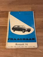Vraagbaak Renault 16, Ophalen of Verzenden