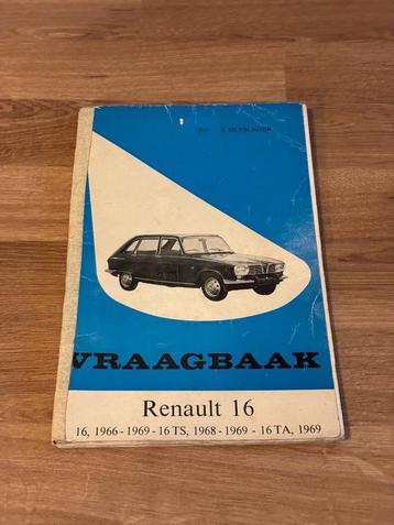 Vraagbaak Renault 16 beschikbaar voor biedingen