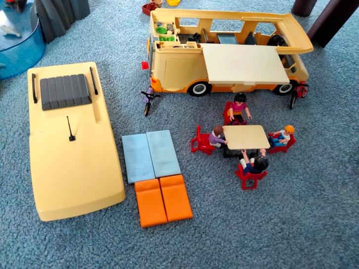 Mooie camper van Playmobil., Kinderen en Baby's, Speelgoed | Playmobil, Zo goed als nieuw, Ophalen of Verzenden
