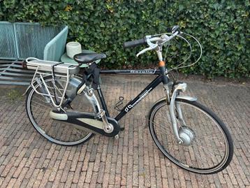 Gazelle electrische fiets met Gold accu nieuwe achterband beschikbaar voor biedingen