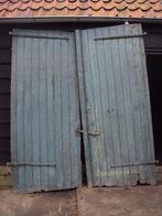 Oude houten staldeuren, Gebruikt, 215 cm of meer, Overige typen, Hout