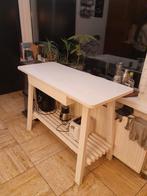 Handige Keuken/staantafel met lade, Huis en Inrichting, Tafels | Statafels, Ophalen, Gebruikt