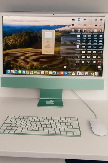 iMac 2021 - M1 - 24 inch - 256GB- groen beschikbaar voor biedingen