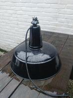 Grote oude Industriële hanglamp (46 cm doorsnede), Antiek en Kunst, Ophalen of Verzenden