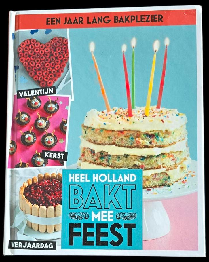 Diverse - Heel Holland Bakt mee Feest, Boeken, Kookboeken, Zo goed als nieuw, Ophalen of Verzenden