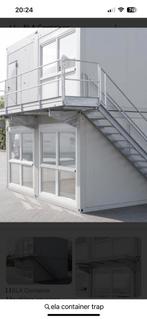 Stalen trapmet bordes gegalv hoog instelbaar 3,2mtr. Nog111, Doe-het-zelf en Verbouw, Ladders en Trappen, Ophalen of Verzenden