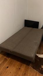 Slaapbank grijs gratis, Huis en Inrichting, Slaapkamer | Slaapbanken, Ophalen, Gebruikt, Tweepersoons, 190 cm of minder