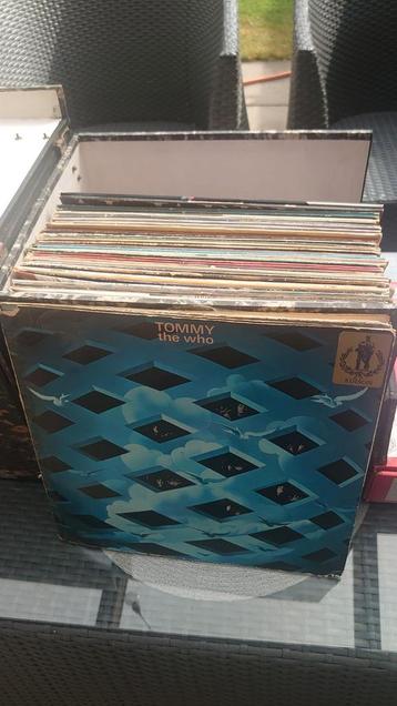 Ongeveer 100 LP's te koop. Alles in één keer. beschikbaar voor biedingen