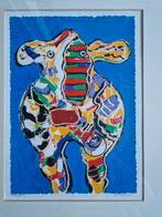 Bonte koe blauw Peter Diem, Antiek en Kunst, Ophalen of Verzenden
