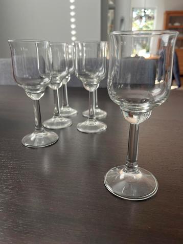 6 port glazen Ambassador Leerdam 12cl beschikbaar voor biedingen