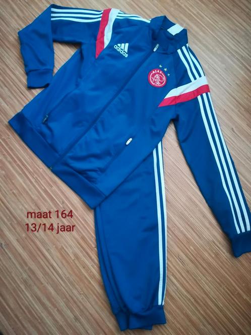 Ajax trainingspak mt 164, Kinderen en Baby's, Kinderkleding | Maat 164, Zo goed als nieuw, Jongen of Meisje, Sport- of Zwemkleding