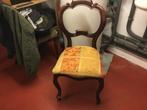 Set van 6 biedemeier stoelen., Antiek en Kunst, Antiek | Meubels | Stoelen en Banken, Ophalen of Verzenden
