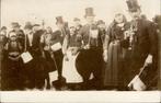 Monnikendam FOTOKAARTlange pijpenkoppen st 1904, Verzamelen, Gelopen, Noord-Holland, Ophalen of Verzenden, Voor 1920