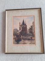 H.E Roodenburg  ets Amsterdamse Schreierstoren., Antiek en Kunst, Kunst | Tekeningen en Foto's, Ophalen of Verzenden