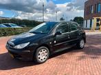 Peugeot 206 1.4 XS Generation 5D 2008 Zwart met APK!, Auto's, Peugeot, Voorwielaandrijving, Stof, 4 cilinders, Zwart