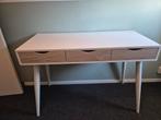 Leuk bureau Leen Bakker Montijo wit/bruin, Huis en Inrichting, Bureaus, Ophalen, Zo goed als nieuw, Bureau