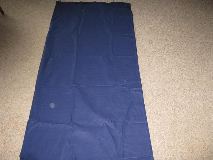 Overall stof. Donkerblauw, nieuw. Keeperbinding., Hobby en Vrije tijd, Stoffen en Lappen, Nieuw, Katoen, 120 cm of meer, 30 tot 200 cm