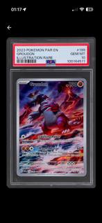 PSA 10 Groudon 199 Illustration Rare - Pokémon PAR EN, Ophalen of Verzenden, Zo goed als nieuw, Losse kaart